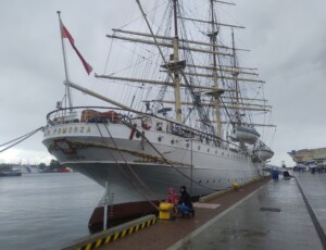Dar Pomorza statek Gdynia port zwiedzanie